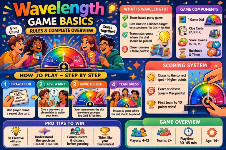 Wavelength Game Basics – Rules and Complete Overview